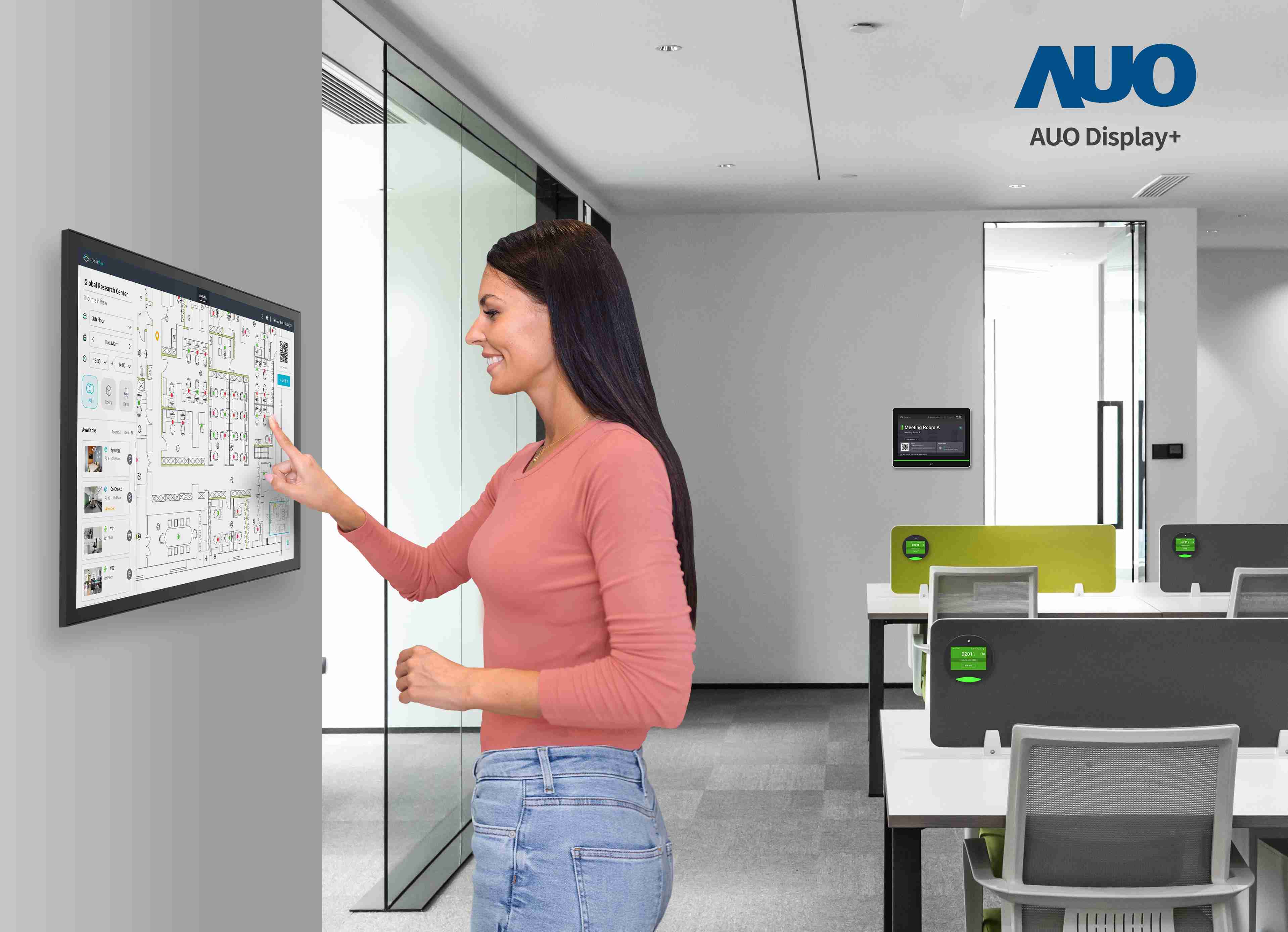 达擎会议空间管理解决方案可应用于空间预约和管理流程，，将办公空间的查询、、预约和保留等流程自动化，，为用户提供更灵活、、弹性的工作模式